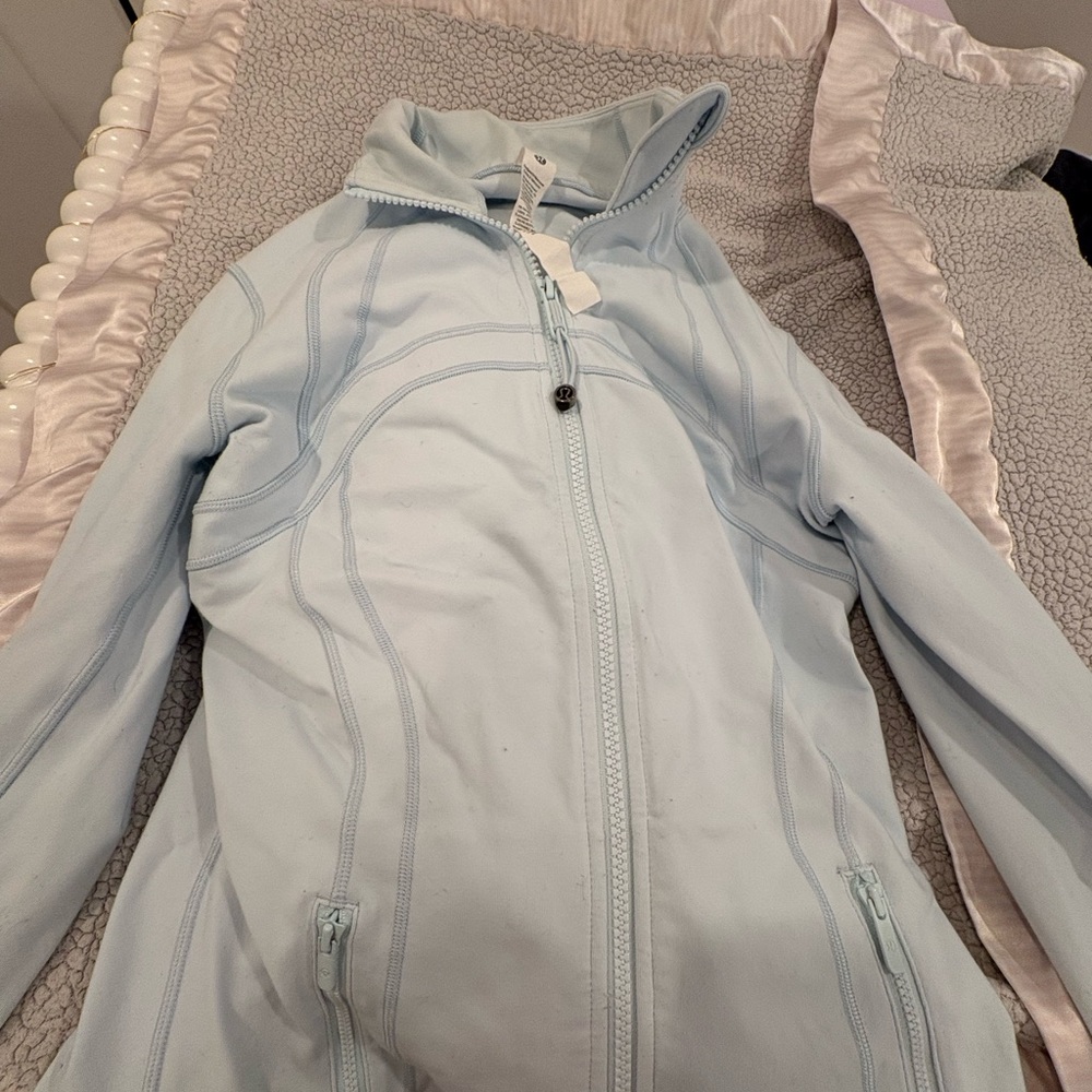 Lululemon Athletica Blue Fitted Zippered Hoodie